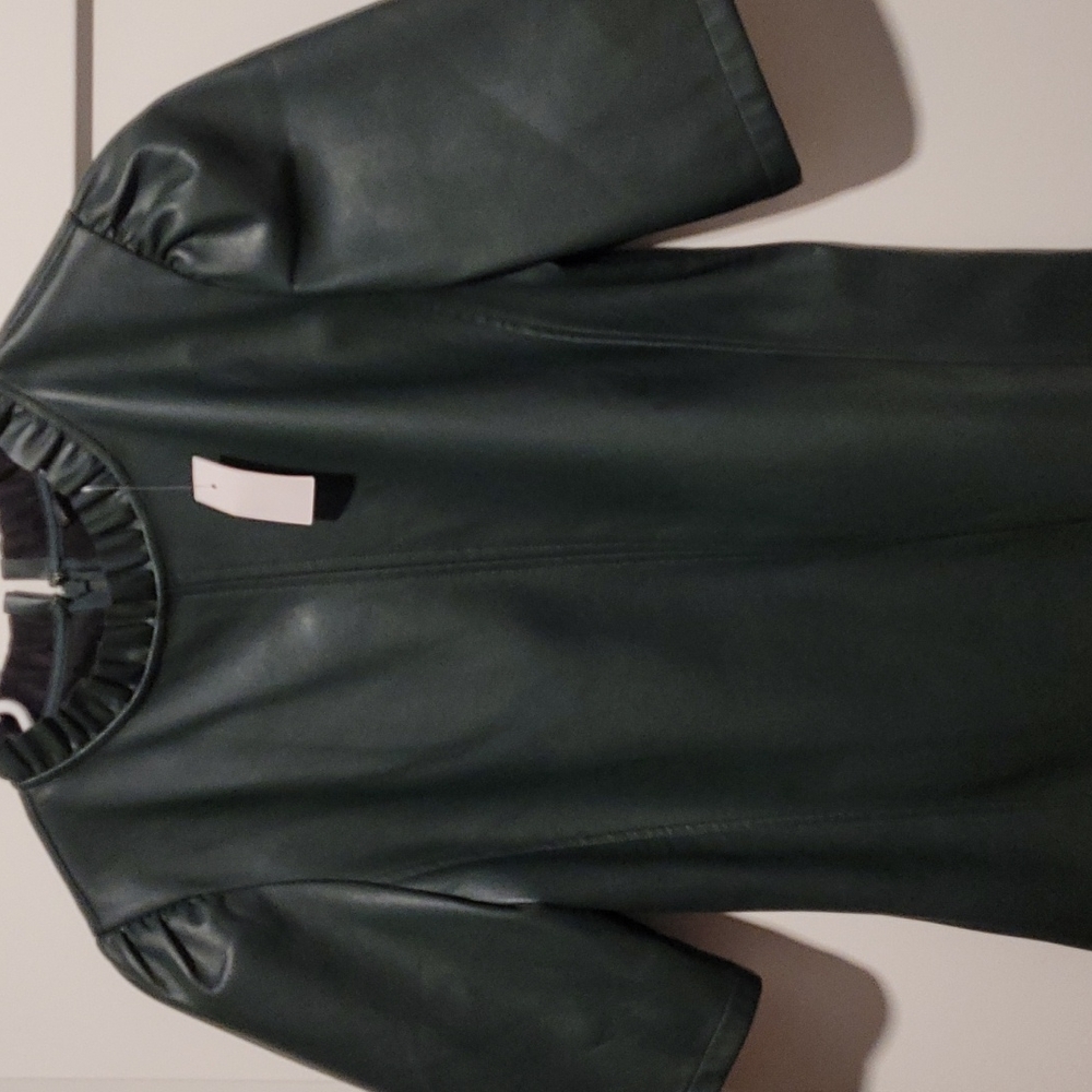 Faux Leather top